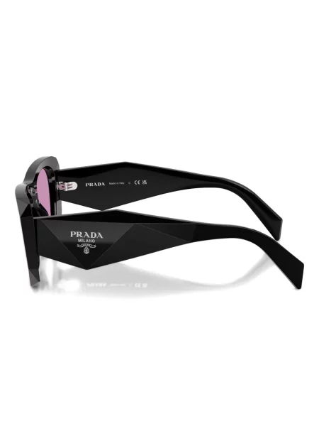 Ochelari de soare Prada Eyewear cu imprimeu geometric negru