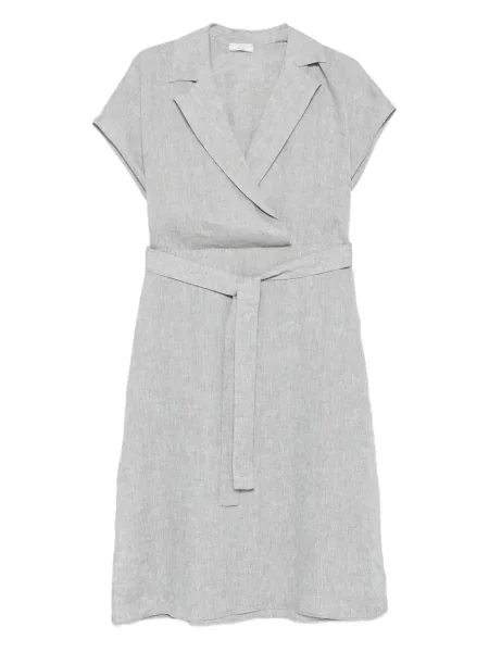 Rochie midi Peserico până la genunchi de costum gri