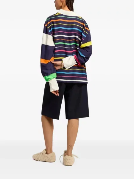 Ριγέ μακρύς polo Mira Mikati μπλε