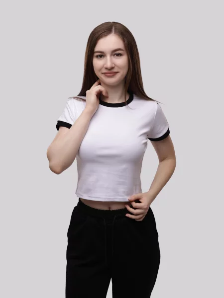 Футболка LUMO віскоза/поліестер білий