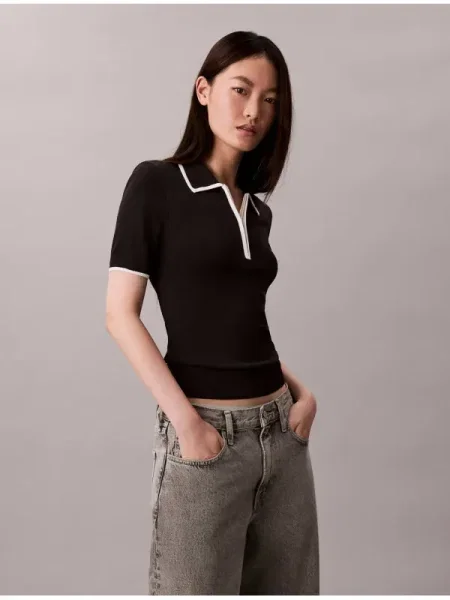 Calvin Klein Jeans Polo negru