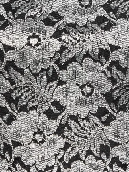 Rochie midi Cavalli Class cu model floral din jacard gri