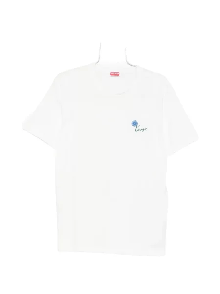 Tricou Kenzo cu model floral alb