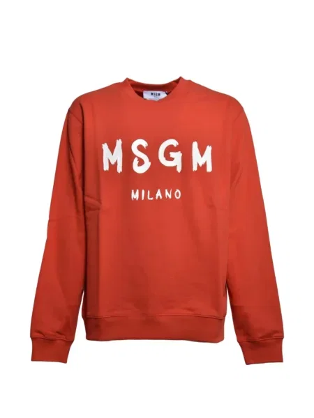 Mikina Msgm s kulatým výstřihem červená