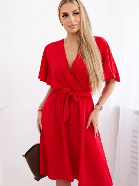 Rochie Kesi Włoski de costum roșu