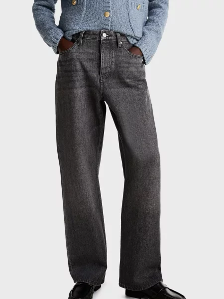 Прямі джинси Tommy Hilfiger сірі