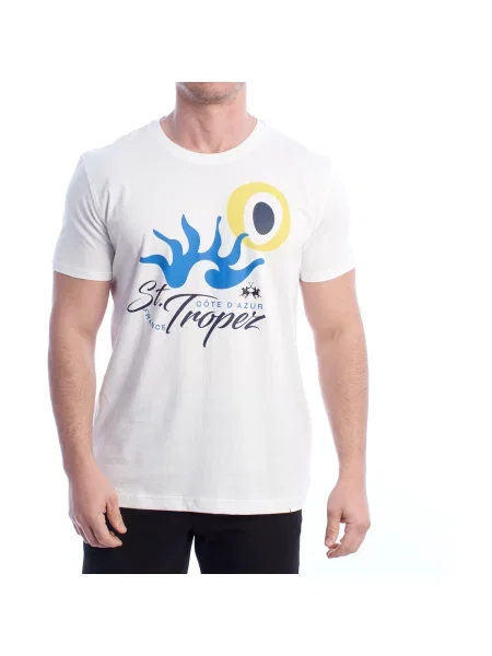 Tricou La Martina alb