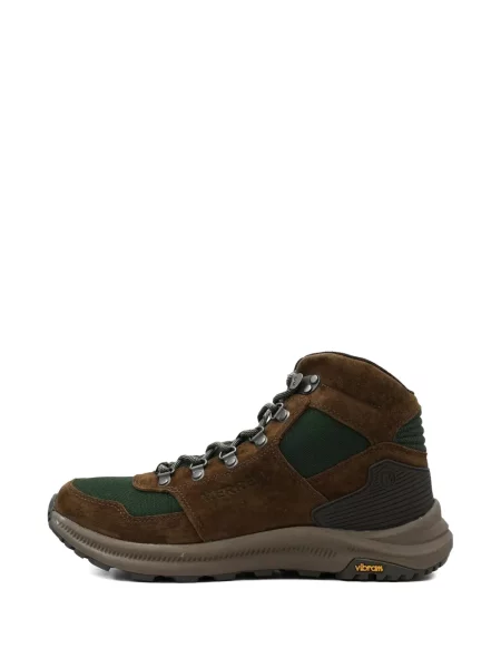 Fűzős szarvasbőr sneaker Merrell barna