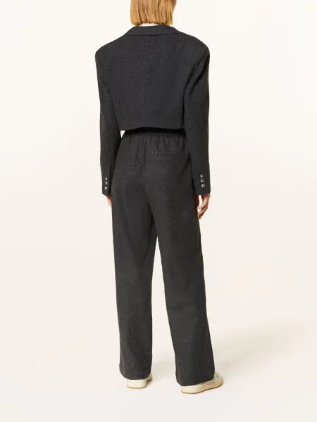Gitta Banko Cropped Blejzr Taylor tmavě šedá