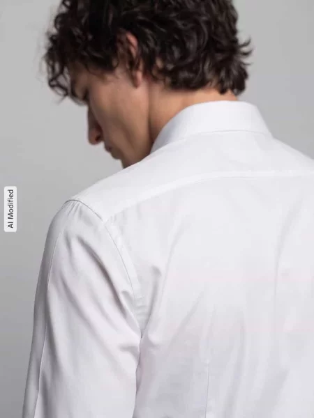 Body Koszula biznesowa o kroju slim fit z mieszanki bawełny Olymp Level 5 biała
