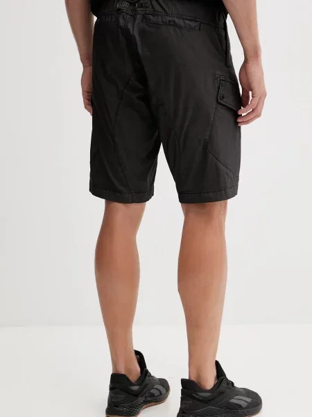Napapijri Szorty N-Senio Regular Fit schwarz szare