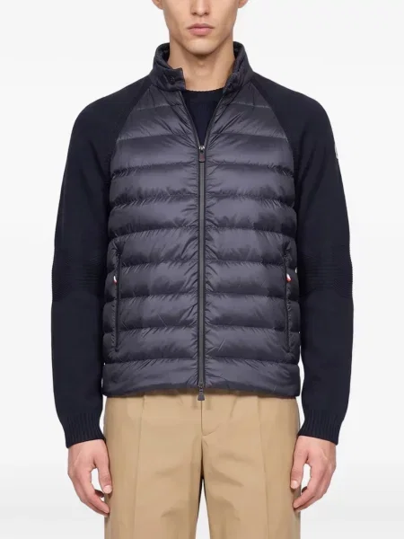 Prošiven kardigan Moncler Grenoble plava