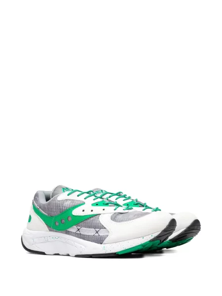Sneakerși Saucony cu șireturi din dantelă alb