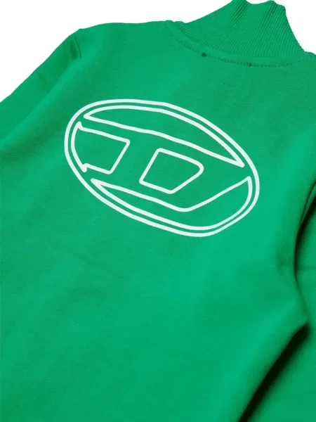 Bluza rozpinana dziecięca Diesel zielona