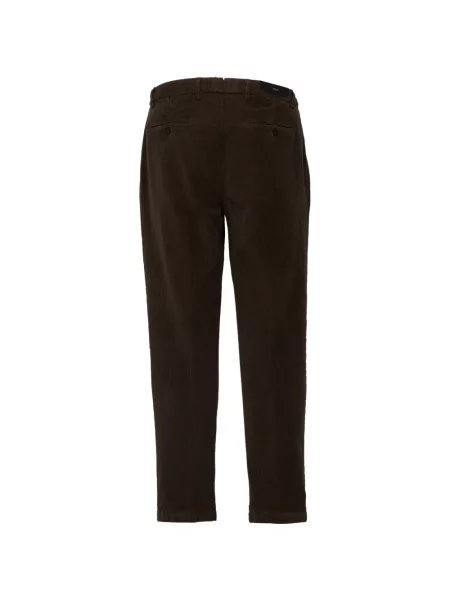 Pantaloni Briglia 1949 de catifea cord maro