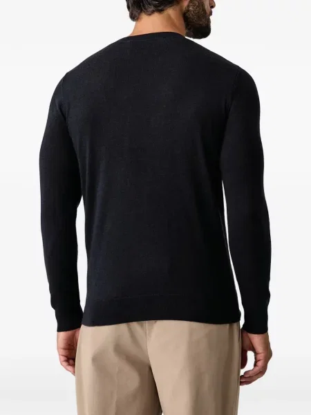 Pulover Karl Lagerfeld din jacard negru
