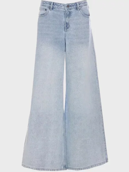 Широкие джинсы Michael Kors голубые