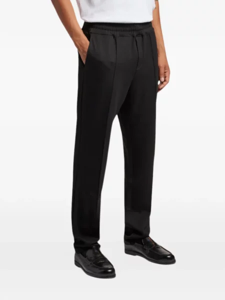 Pantaloni Macron alergare negru