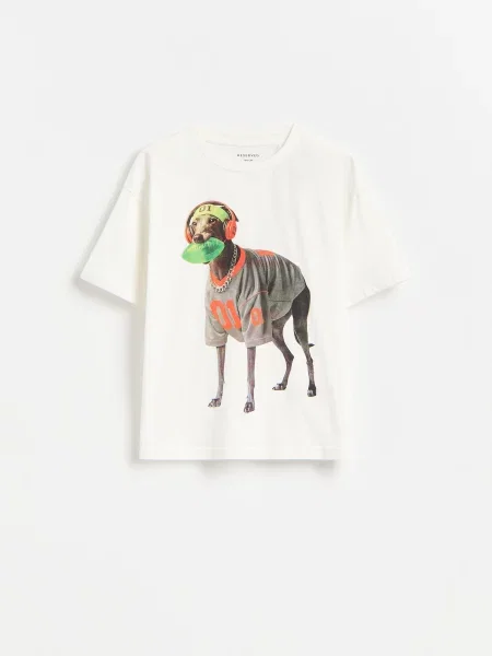 Reserved Tricou cu adaos de crem