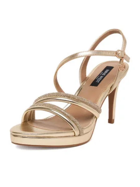 Nine West Sandále zlatá