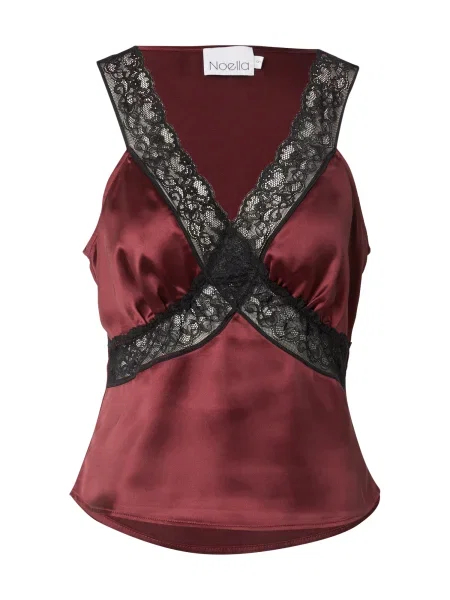 Noella Blúz Laurentina borvörös fekete