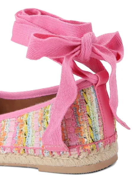 Espadrilės Kurt Geiger London tvido rožinė