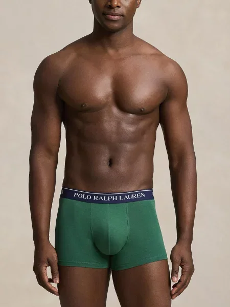 Polo Ralph Lauren Boxerky CLSSIC námornícka modrá / zelená / oranžová biela