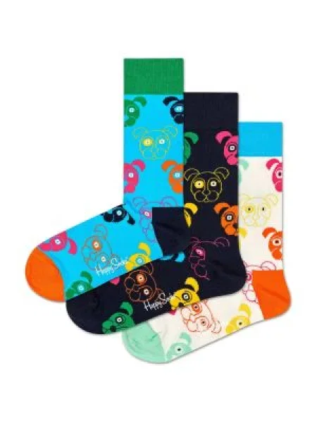 Happy Socks Șosete Bavaria Edition albastru aqua / corai / negru alb