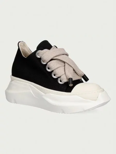Rick Owens DRKSHDW Jumbolace Abstract Low teniși pentru femei cu platformă