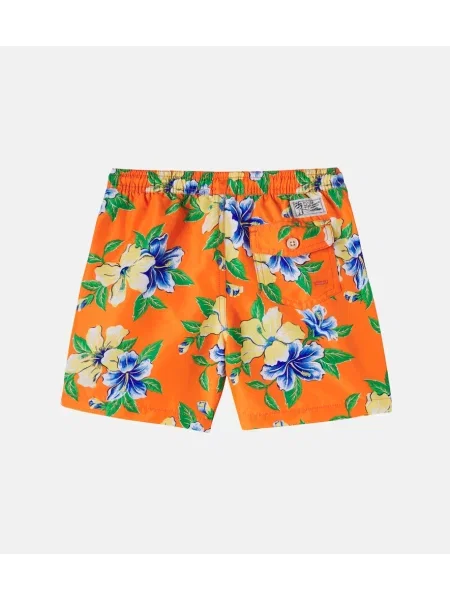 Gyerek fürdőruha Polo Ralph Lauren narancsszínű