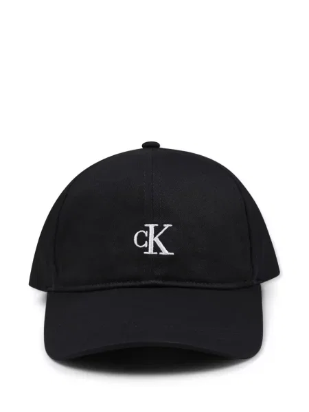Czapka z daszkiem dziecięca Calvin Klein czarna