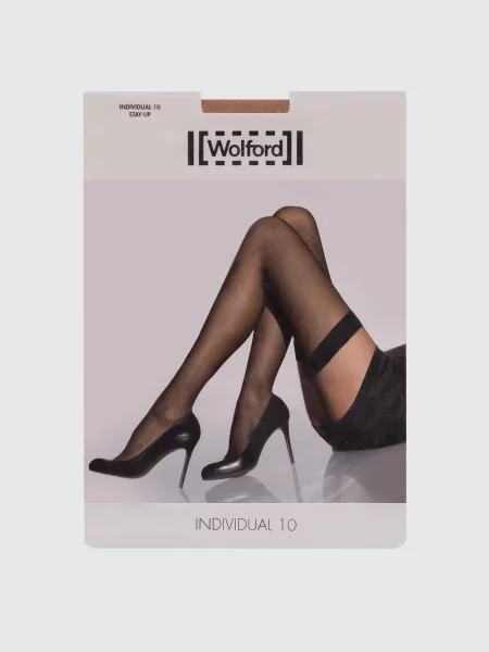 Чулки Wolford бежевые