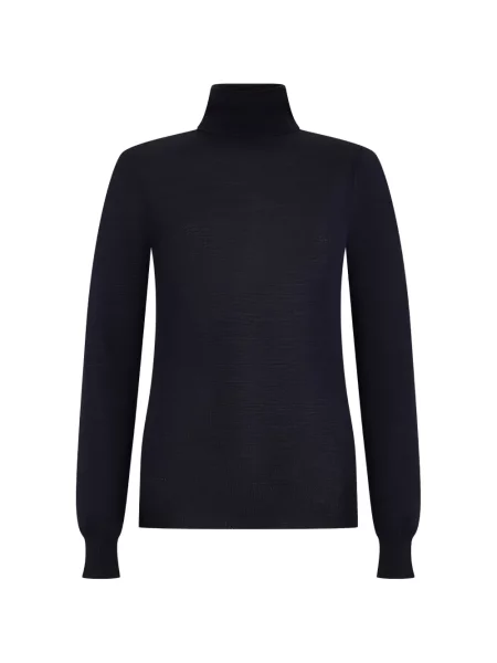 Lung tricou Moorer tricotate negru