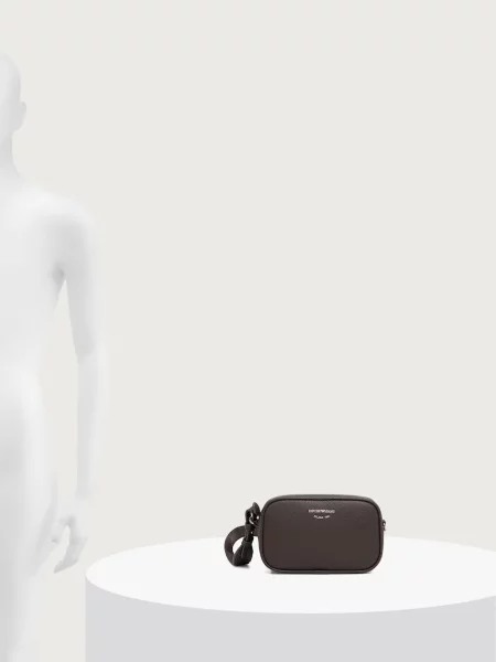 Кожаная сумка через плечо Emporio Armani