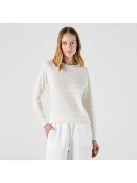 Lacoste Sweter różowy