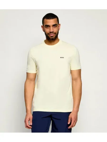 BOSS GREEN Tricou | stretch galben