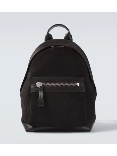 Rucsac Tom Ford din piele de căprioară gri