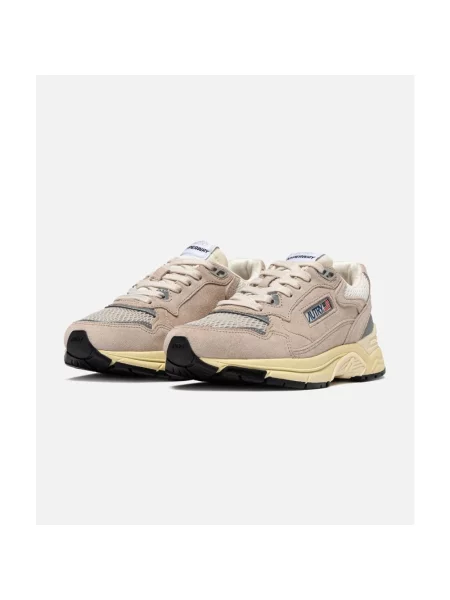 Sneakersy Autry skórzane brązowe