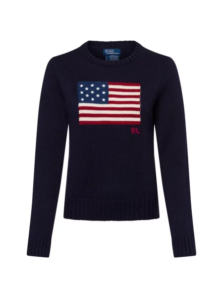 Polo Ralph Lauren Sweter Granatowy niebieski