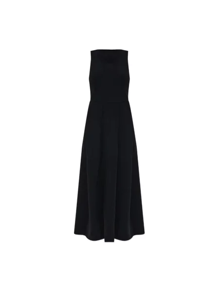 Sukienka midi Emporio Armani bez rękawów czarna