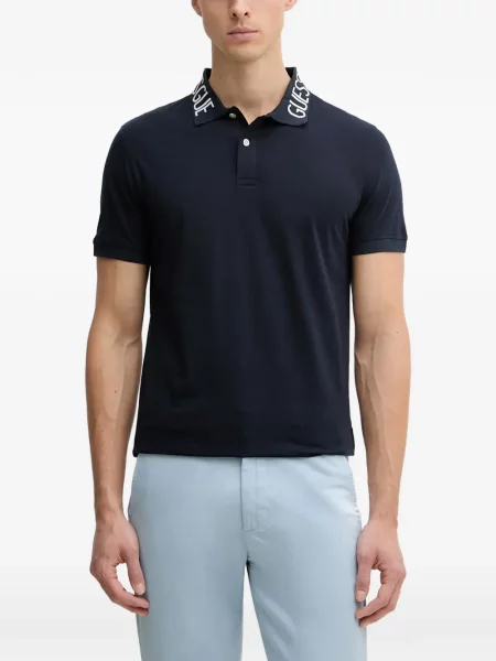 Tricou polo Guess albastru