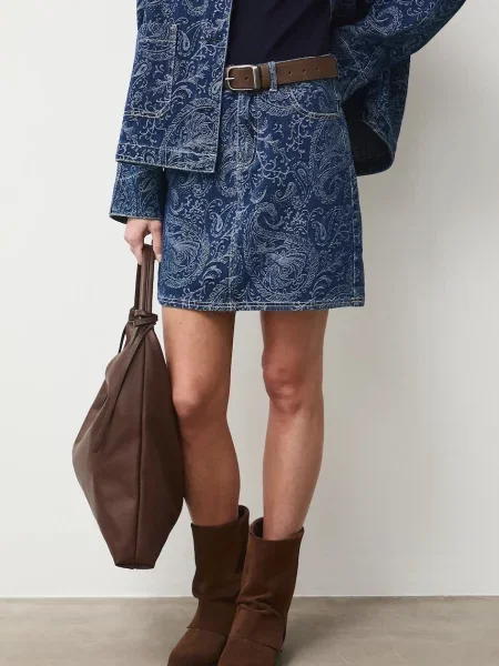 Medicine spódnica jeansowa granatowa