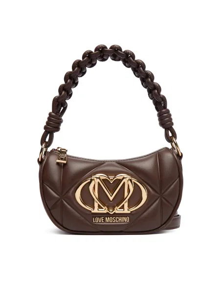 Kabelka Love Moschino hnedá