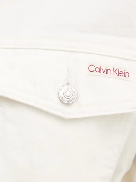 Calvin Klein Jeans дънково яке дамско от бежово