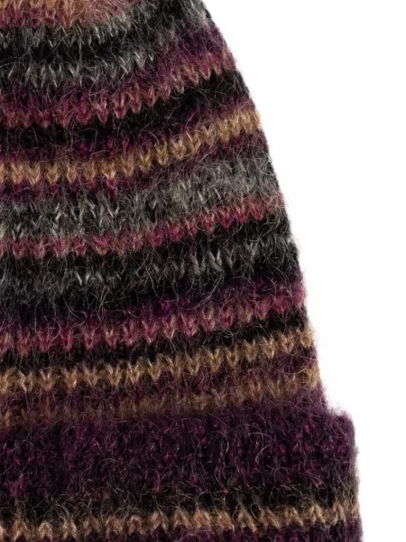 Căciulă Isabel Marant cu dungi violet