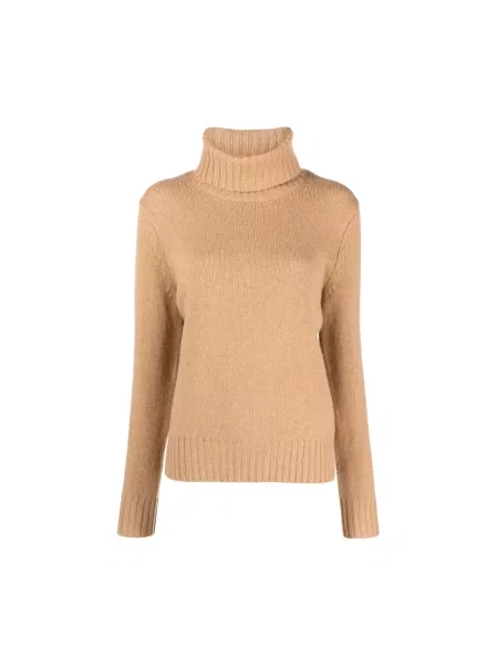 Sweter Polo Ralph Lauren z długim rękawem brązowy