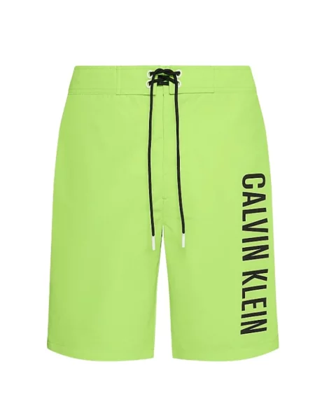 Szorty kąpielowe Calvin Klein Boardshort citrus burst zielone
