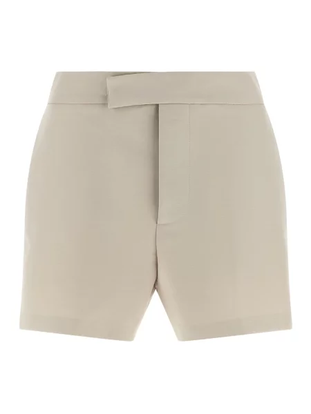 Bermudy Federica Bonifaci beżowe