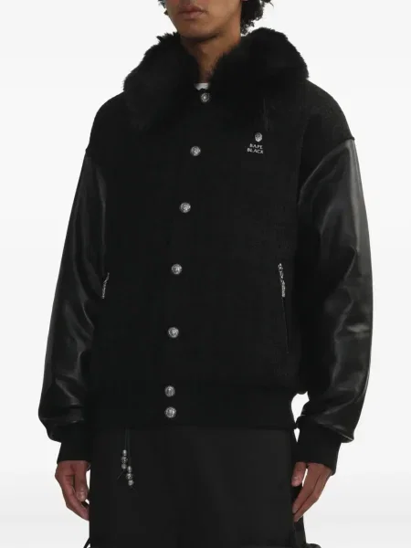 Geacă bomber Bape Black *a Bathing Ape® negru