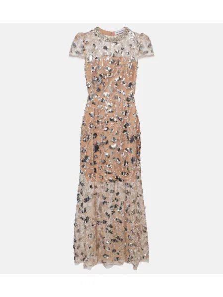 Rochie de cocktail Self-portrait bej